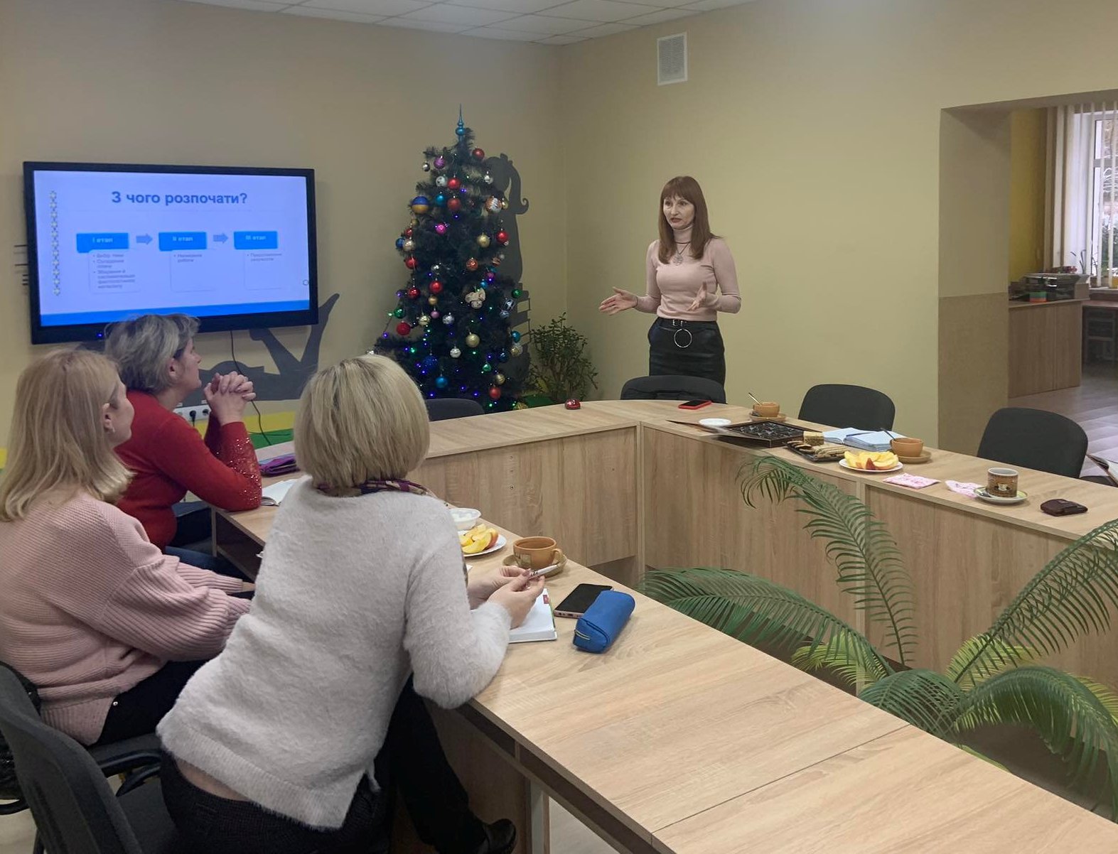 Виступ лекторки